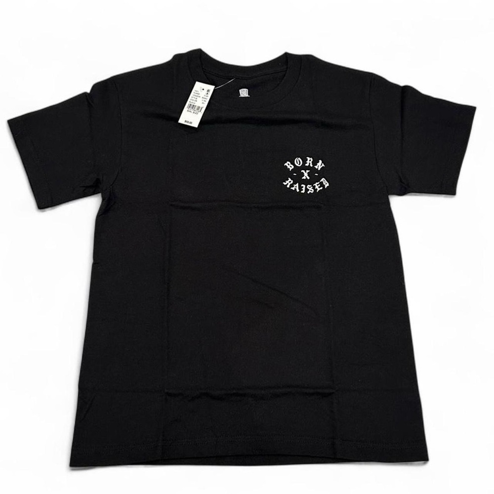 BORN X RAISED Rocker Tee T-Shirt SB Collab “On The Turf” BXR NWT Small Black